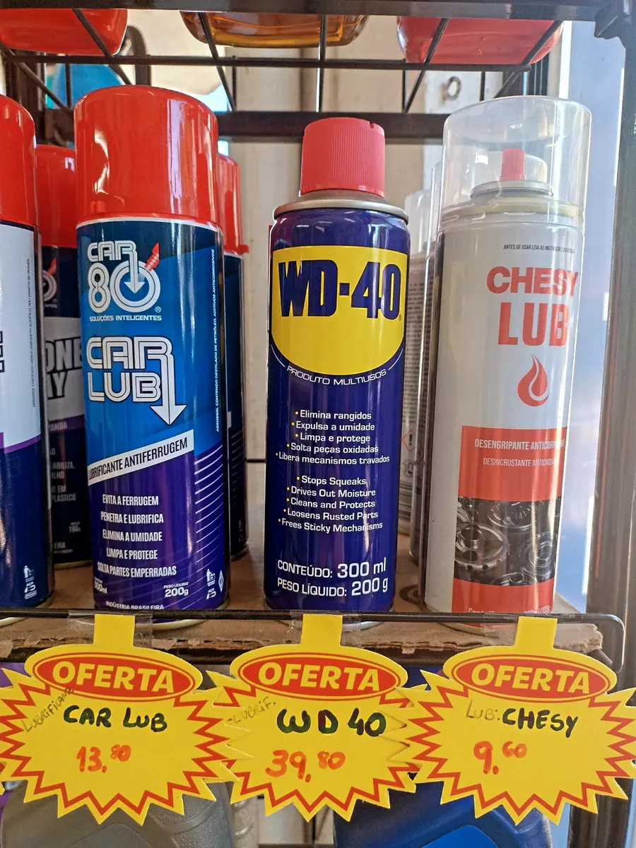 Sprays e Manutenção